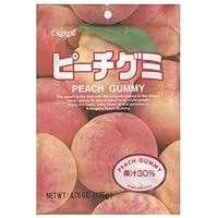 Kasugai Gummy Candies with White Peach Juice - 4.76 Oz
