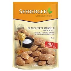 Seeberger Blanchierte Mandeln Honig & Salz, 3er Pack (3 x 80 g)