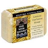 One With Nature Dead Sea Mineral Soap, Lemon Verbena, 7-Ounces (Pack of 6)
