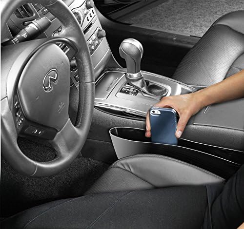 Car Seat Catcher - Side Pocket Organizer. AMYCO Console and Front Seat Gap Filler. Top Quality Interior and Accessories Storage.
