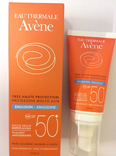 Avene Emulsion Spf50+ - 50ml - Very High Protection Great Skin Fast Shipping