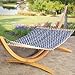 Solid Cypress Wood Arc Hammock Stand