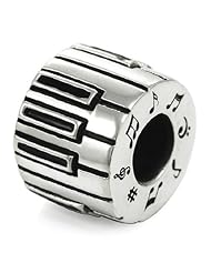 Ohm Sterling Silver Pianist Bead Charm