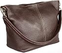 DELARA kleiner Ledershopper
