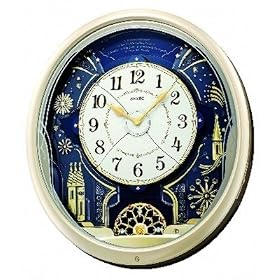 Seiko Melodies Wall Clock - Seiko QXM139SRH by Seiko