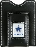 Dallas Cowboys Black Leather Money Clip & Card Case
