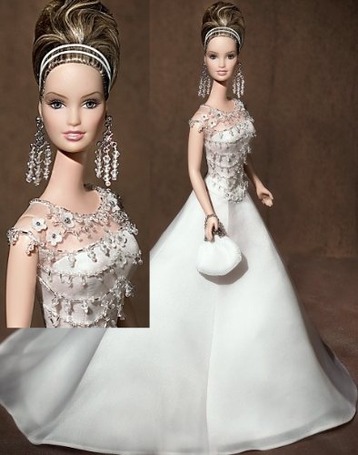 Badgley Mischka Bride Barbie Doll Collectible Limited Edition Golde Label
