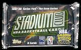 1997 98 Topps Stadium Club NBA Basketball Cards The Even Series 2 Unopened Hobby Pack (9 cards per pack)