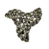 Acosta Jewellery - Black Diamond Swarovski Crystal Cluster Brooch