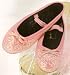 Size 11 CHILD/Toddler Pink Glitter Ballet Flat