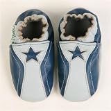 Momo Baby Soft Sole Baby Shoes - Star Blue
