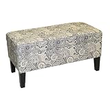 Paddock Shawl Storage Bench - Onyx