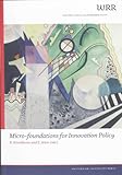 Micro-foundations for innovation policy