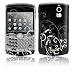 B&W Fleur Design Protective Skin Decal Sticker for Blackberry Curve 8300/ 8310/ 8320 Cell Phones