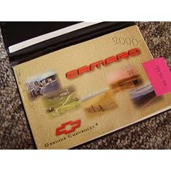 2000 Chevy Chevrolet Camaro Owners Manual