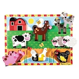 Melissa & Doug Farm Chunky Puzzle