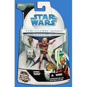  Star Wars Clone Wars Animated Action Figure No. 9 Ahsoka Tano with Rotta the Huttlet