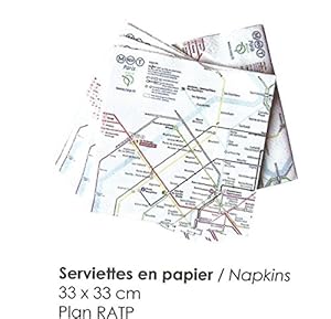 PLIS RATP PLAN DU METRO DE PARIS: Cuisine & Maison
