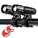 4 Pack Powerful & Bright LED Bike Light Set -Come with Free Bike Silicon TAILLIGHT - Extremely Bright, Lightweight, Waterproof, Installs Easily, No Tools Required Fits All Bikes Guaranteed
