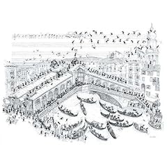 Ameisen-Puzzle / Venezia Rialto (Rialto-Br�cke in Venedig)