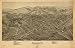 Jeannette, Westmoreland County, Pennsylvania, 1897. Drawn by T. M. Fowler., large historic panoramic map reprint 56x36