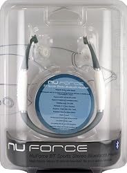 NuForce BT-Sports Bluetooth Stereo Headsets (White)