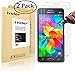 [2 Pack] iVoler [Tempered Glass] Screen Protector for Samsung Galaxy Grand Prime, [0.2mm Ultra Thin 9H Hardness 2.5D Round Edge] with Lifetime Replacement Warranty