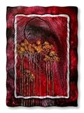 IMAGE OF Megan Duncanson 'Towering Trees' Tree Landscape Contemporary Metal Wall Art, Abstract Home Décor, Modern Wall Sculpture