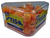 Stiga T0647 1-Star Table Tennis Ball, 36-Pack (Orange)