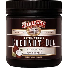 Barlean's Organic Oils Extra Virgin Coconut Oil, 16-Ounce Bottle