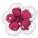 Eco Bamboo Flower Shaped Salad Plate 2 Assorted: Floral Splash