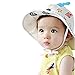 Lean In Unisex Baby Solid Flap Sun Protection Hat UPF 50+ - 2016 best gift in USA