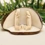 Nativity Scene Tagua Ivory Nut Ornament Religion Gifts Holiday Decor