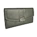 Kenneth Cole Reaction Genuine Leather Flap Closure Womens Clutch Wallet in Choice of Colors (Pewter)