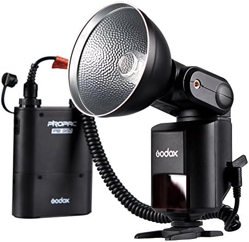 GODOX Witstro AD360 High Power External Portable Flash Speedlite Kits (2 Sets)with 16 Channels Trigger kit and Lithium Battery Pack for DSLR Cameras & Tokmate In-ear Headphone