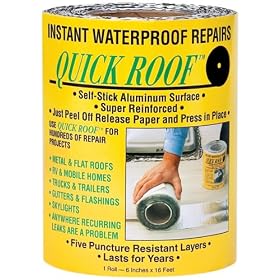Cofair Products QR625 6" X 25' Aluminium Quick Roof Tape