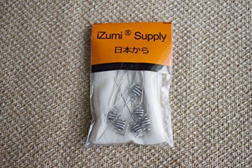 iZumi Supply Prebuilt Cleito Composite Wire 0.4Ω 6 loops 0.5mm dia 10pcs/pack with cotton
