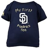 Majestic San Diego Padres Navy Blue Newborn My First Tee T-shirt