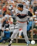 Darrell Evans Detroit Tigers - Action - Autographed 8x10 Photograph with 84 Champ Inscription