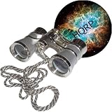 51ytJ0 t9wL. SL160  3 x 25 Opera Glass Binocular Platinum with Silver Trim w/ Necklace Chain by HQRP plus Coaster