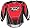 JT Team Men's Paintball Jersey - Medium - Red