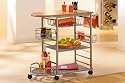 Interlink - Meuble Rangement Cuisine Roulant - 83x38x75 cm (Import Allemagne)