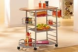 Produkt-Bild: Links 99600180 ROLO K&uuml;chen-Trolly Buche MDF Metall 83x38x75 cm