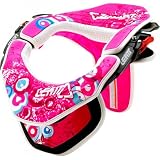 Best Price Leatt GPX Ashley Fiolek Pad Kit Neck Brace Dirt Bike Motorcycle Body Armor Accessories w/ Free B&F Heart Sticker Bundle - Pink / One Size