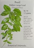 Large Leaf Italian Basil Heirloom Seeds