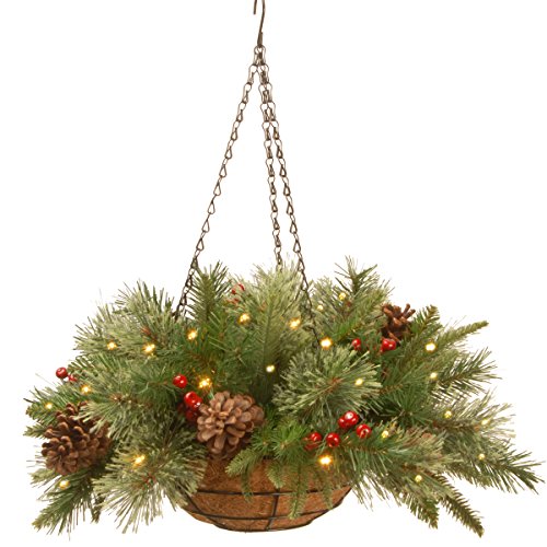 best christmas hanging baskets with lights Christmas Hanging Baskets