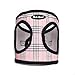 Bark Appeal Mesh Step in Harness, XX-Large, Pink Plaid