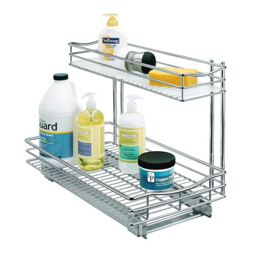 Lynk 451118DS RollOut Under Sink Cabinet Organization, Chrome