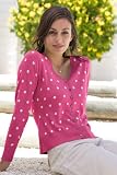Womens Silk & Cotton Spotty Cardigan