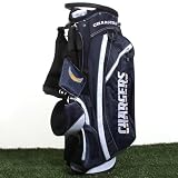 NFL San Diego Chargers Navy Blue-White Fairway Stand Golf Bag